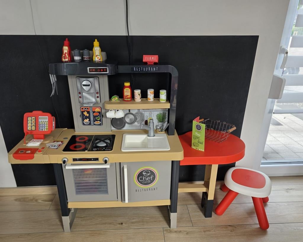 Restaurant Smoby complet, Ophalen, Zo goed als nieuw