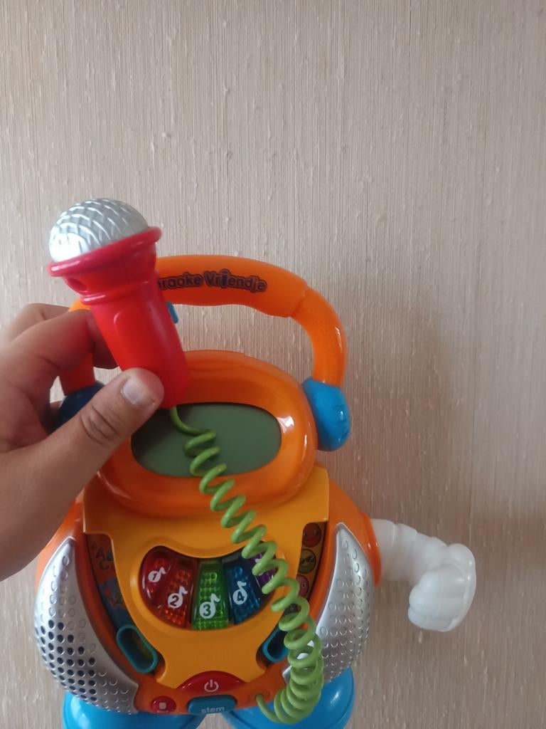Karaoké musical avec Micro Vtech jouet, Enlèvement ou Envoi, Comme neuf