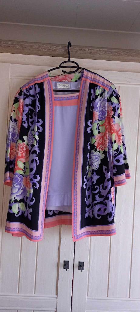 Topje met bloes, Taille 46/48 (XL) ou plus grande, Autres couleurs, Comme neuf, Linea Raffaelli