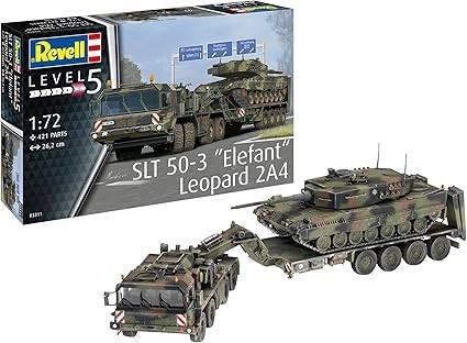 Revell | SLT 50-3 olifant & luipaard 2A4 | GRATIS LEVERING, Hobby en Vrije tijd, Modelbouw | Auto's en Voertuigen, Tank, -, Verzenden