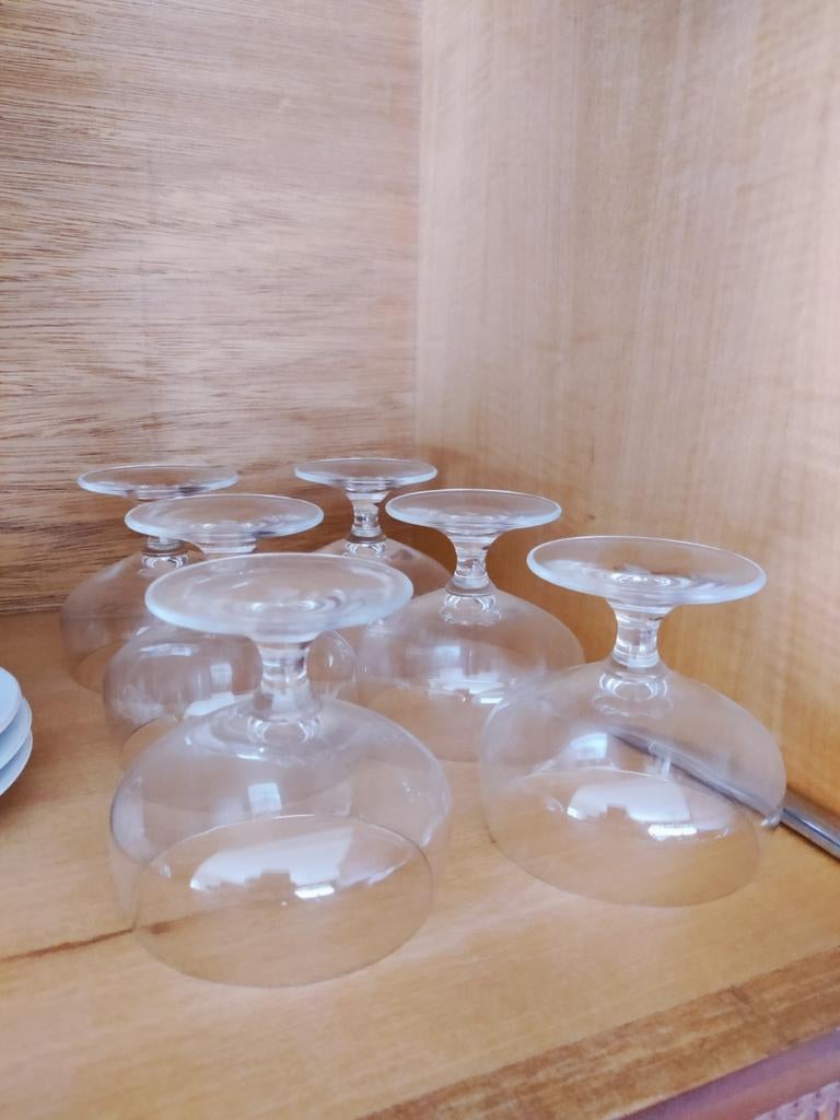 6 glazen potjes, Collections, Enlèvement ou Envoi