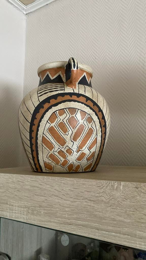 J-LINE - Decoratieve Kruik - Terracotta Mix, Moins de 50 cm, Autres couleurs, Poterie ou Porcelaine, Comme neuf