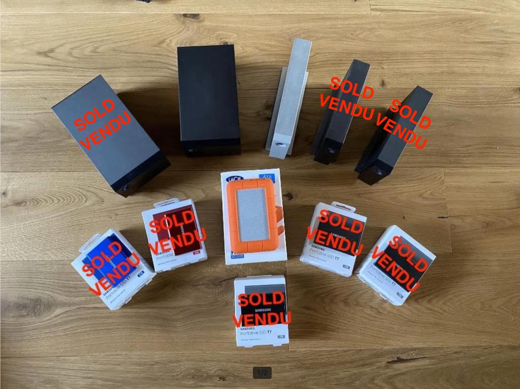 LACIE - Harde schijf in perfecte staat, Computers en Software, Thunderbolt, LaCie, SSD, Ophalen of Verzenden