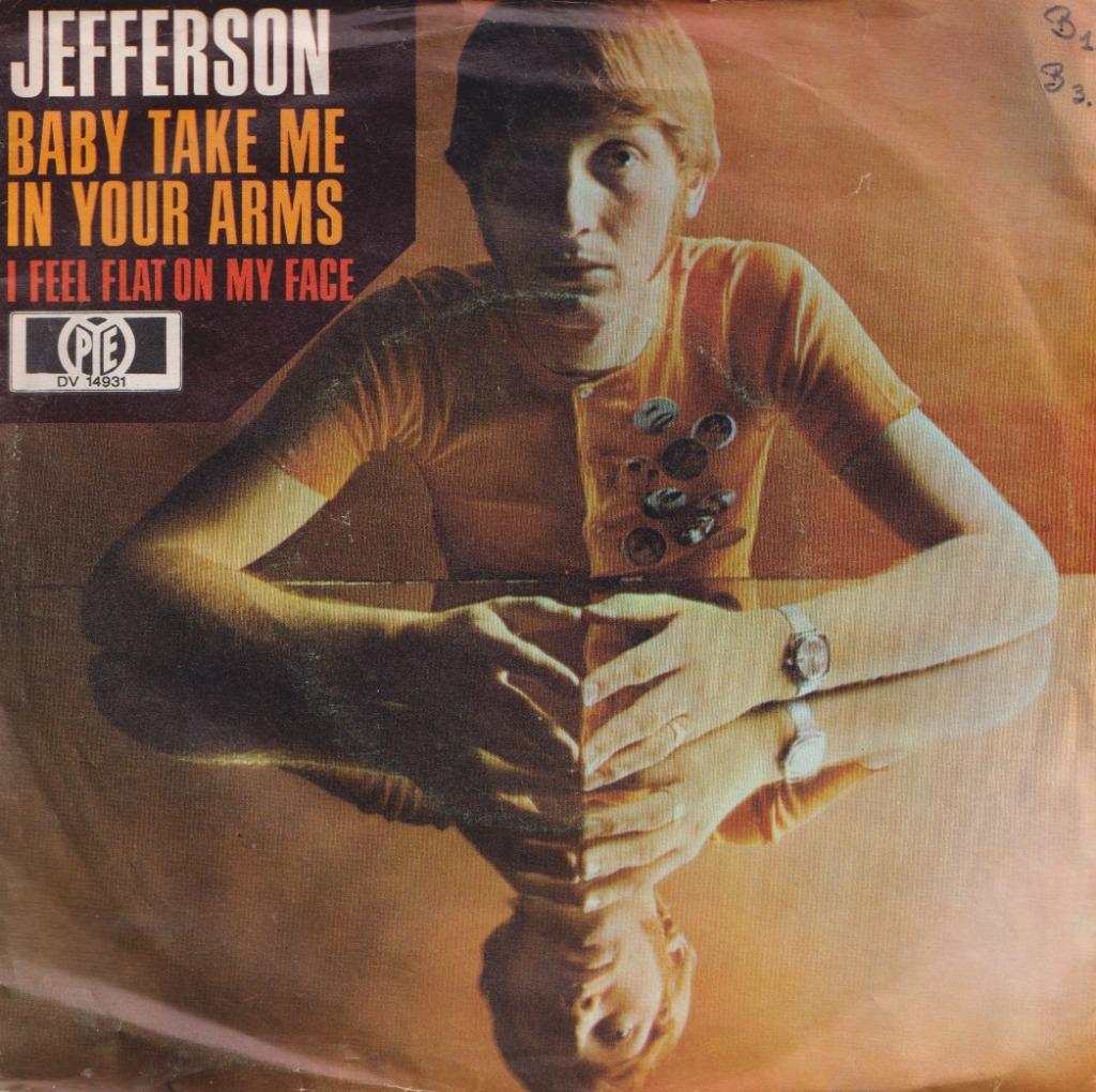 Jefferson – Baby take me in your arms / I feel flat on my fa, CD & DVD, Vinyles Singles, Utilisé, Pop, Enlèvement ou Envoi