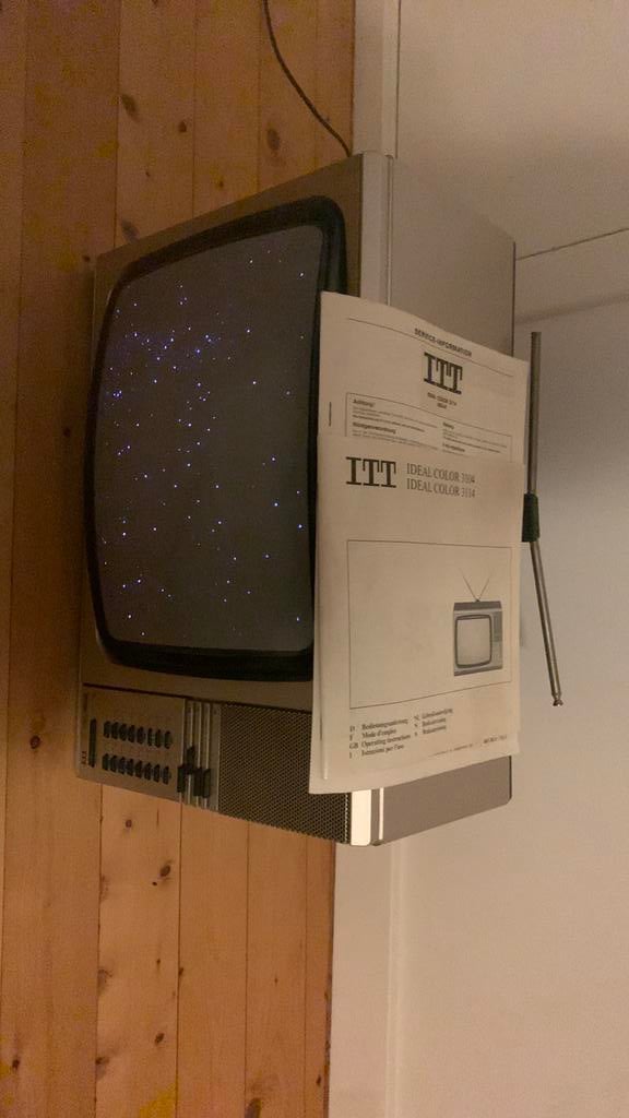 Vintage TV ITT ideal color 3114, Ophalen, Gebruikt, Overige merken