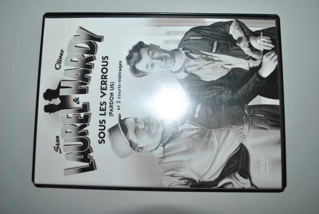 DVD Laurel/Hardy "Sous Verrous" Langues anglais/français, Envoi, Comme neuf