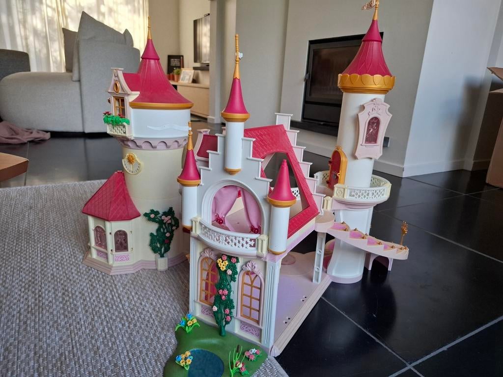 Groot prinsessenkasteel Playmobil + accessoires, Kinderen en Baby's, Speelgoed | Playmobil, Ophalen, Gebruikt