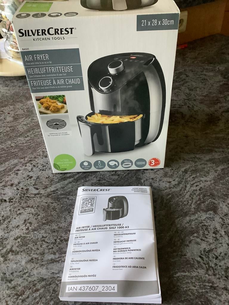 Airfryer Silver Crest, Electroménager, Enlèvement, Utilisé, Friteuse à air