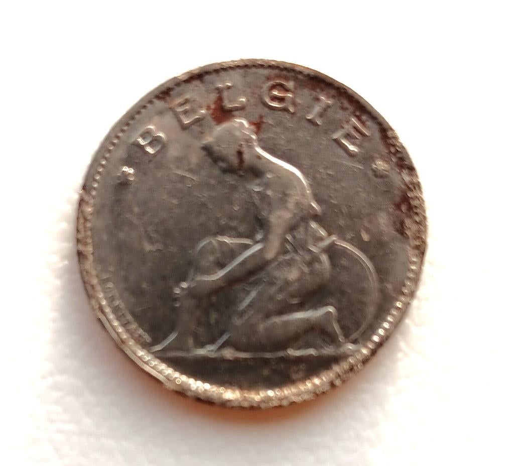 Belgische 1 F van 1928, Postzegels en Munten, Ophalen