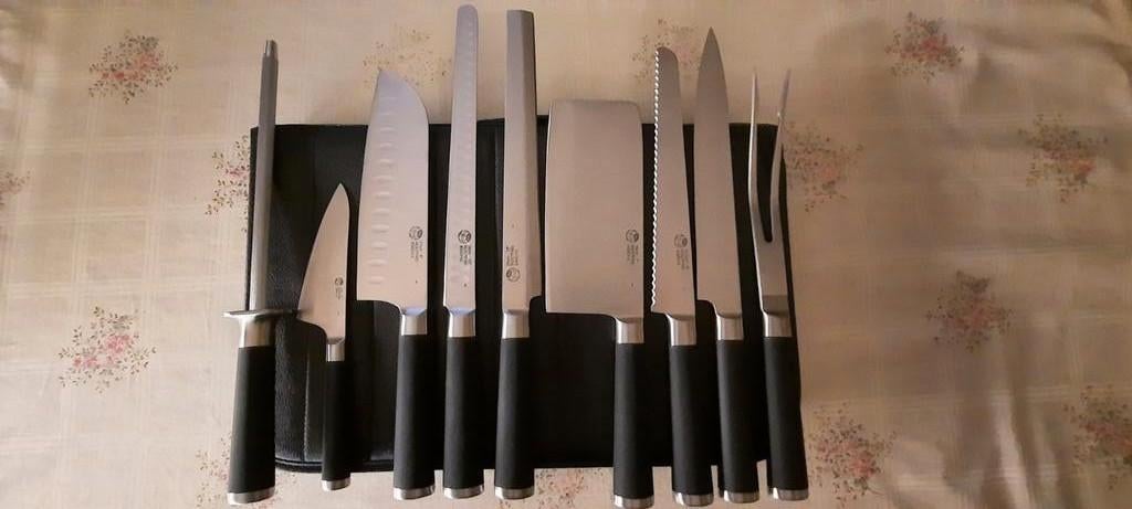 9 DELIG MESSENSET, Ophalen, Nieuw, Inox of Chroom, Bestekset