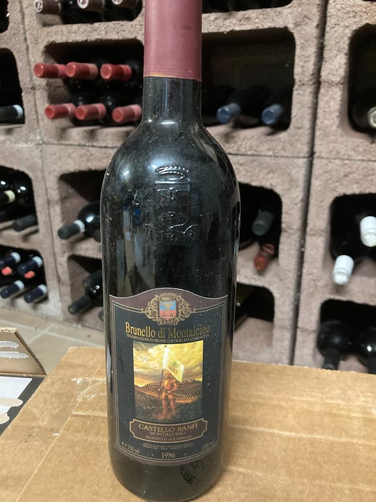 Brunello di Montalcino Castello Banfi 1986, Enlèvement, Neuf, Vin rouge
