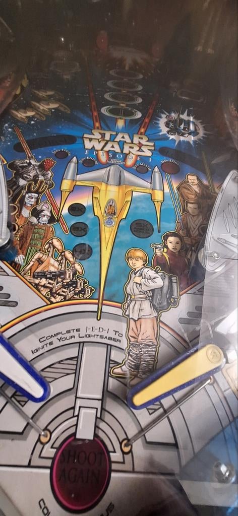 Williams star wars episode 1 flipperkast, Collections, Machines | Flipper (jeu), Utilisé, Électronique, Williams, Enlèvement