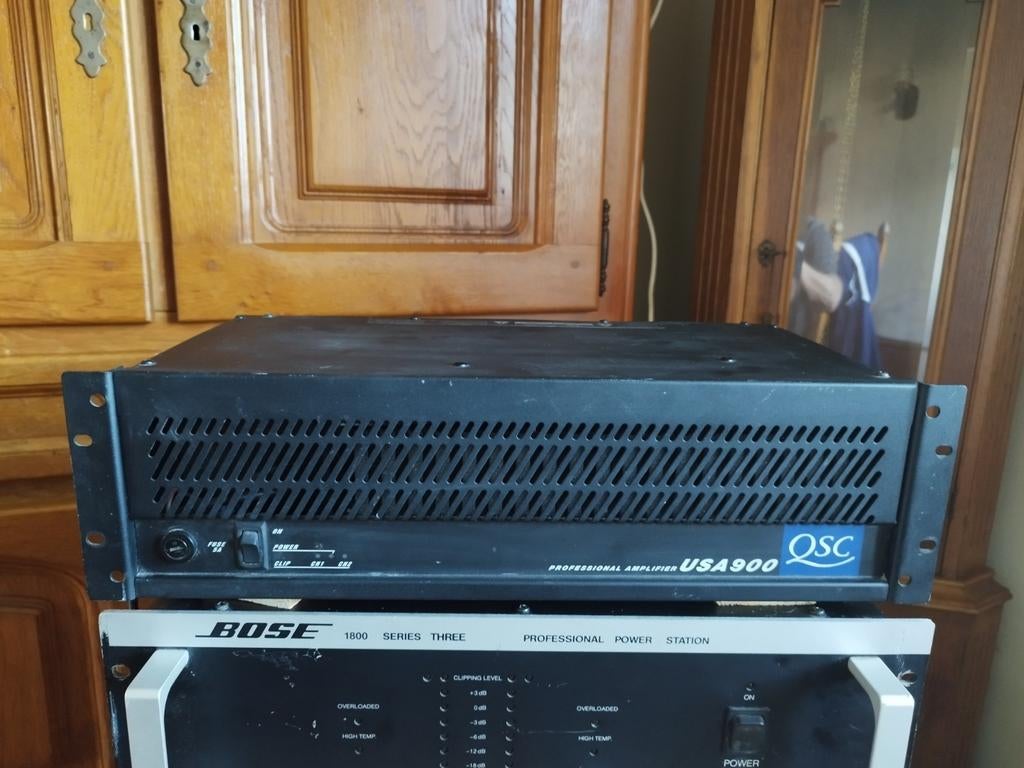 QSC USA 900 professionele versterker, Muziek en Instrumenten, Ophalen, Gebruikt, Minder dan 500 watt, Overige typen