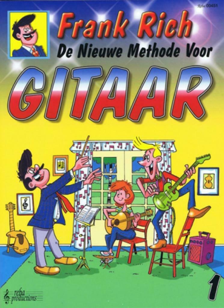 boek de nieuwe methode voor gitaar deel 1 frank rich, Ophalen of Verzenden, Nieuw, Instrument