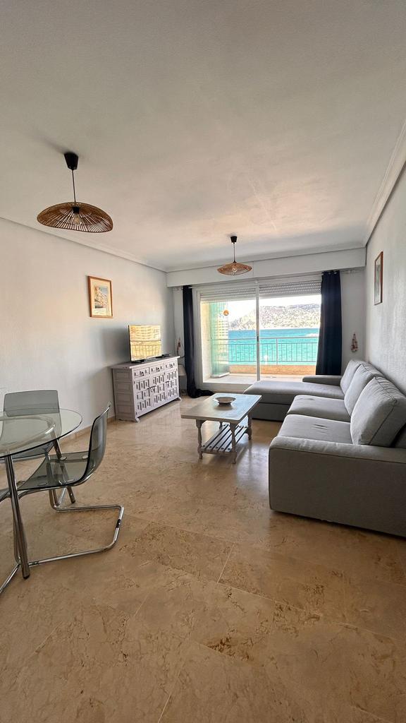 Spanje Calpe Eerstelijns appartement aan zee, Immo, Buitenland, Spanje, Appartement