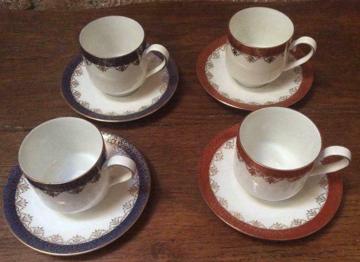 Koffieservies Winterling Bavaria Germany, Utilisé, Tasse(s) et/ou soucoupe(s)