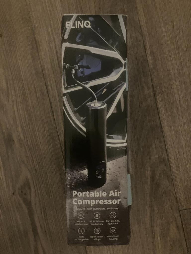Nieuwe FlinQ Draadloze Luchtcompressor, Ophalen, Nieuw