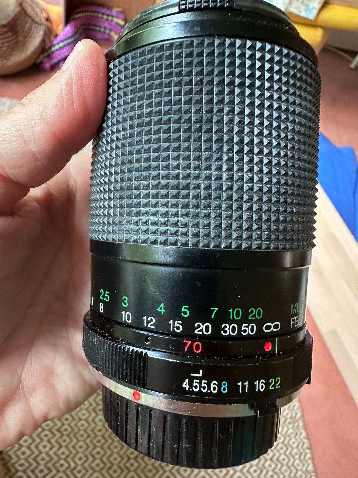 Vivitar lens macro focusing zoom 70-210mm, Ophalen of Verzenden, Zo goed als nieuw, Zoom