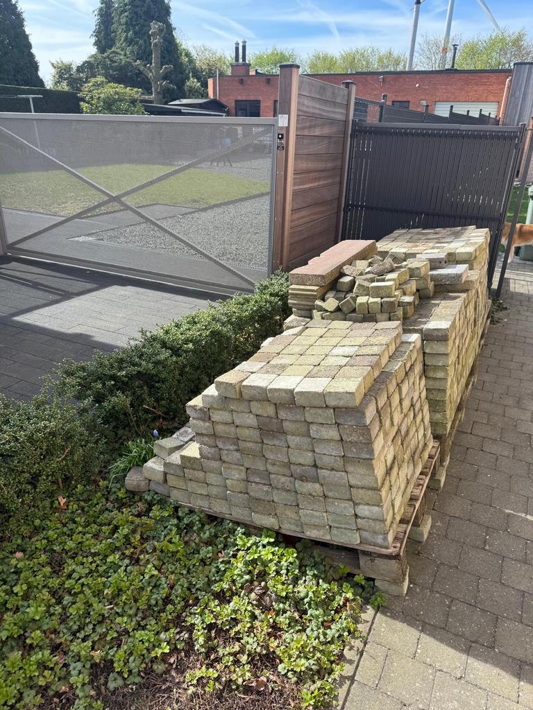 Klinkers 10x10x6cm +-1500stuks, Ophalen