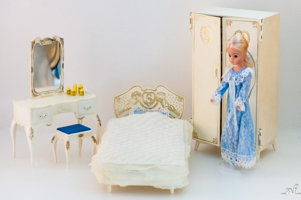 Sindy slaapkamer, Ophalen of Verzenden, Gebruikt, Pop