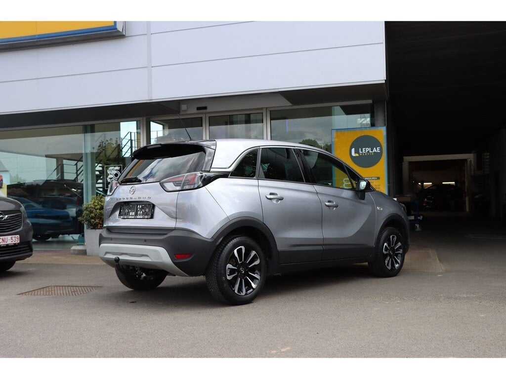 Opel Crossland ELEGANCE 1.2T AUTOMAAT GPS | CAMERA | TREKHA, Zwart, 1199 cc, https://public.car-pass.be/vhr/70640982-5999-4c4a-a7ed-960af62aa376