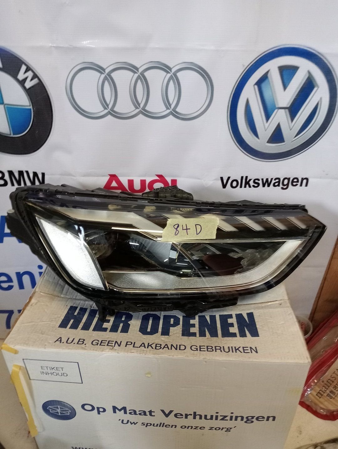 Audi A4 8W Facelift Koplamp VOLLED Rechts 8W0941034D, Gebruikt, -, -, -