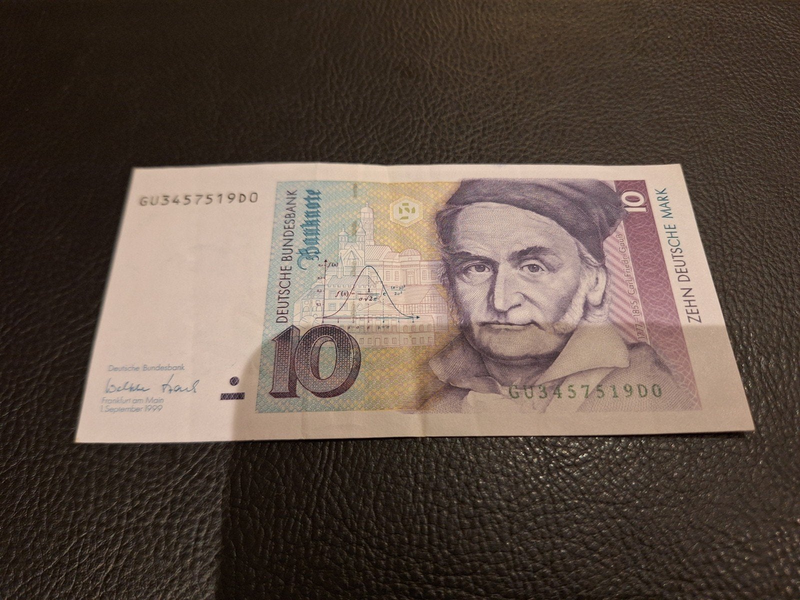 Duits bankbiljet 10 Deutsche Mark 1 september 1999, Ophalen of Verzenden