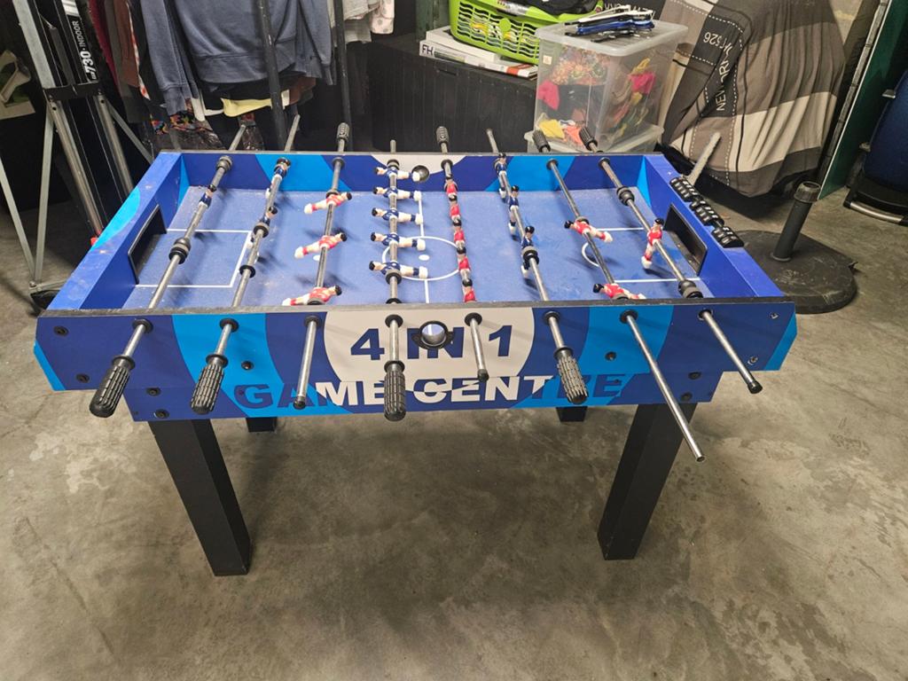 Mini soccer / biljart tafel, Ophalen