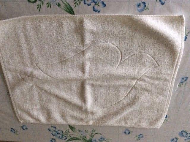 witte badmat, Huis en Inrichting, Ophalen, Zo goed als nieuw, Wit, Badmat