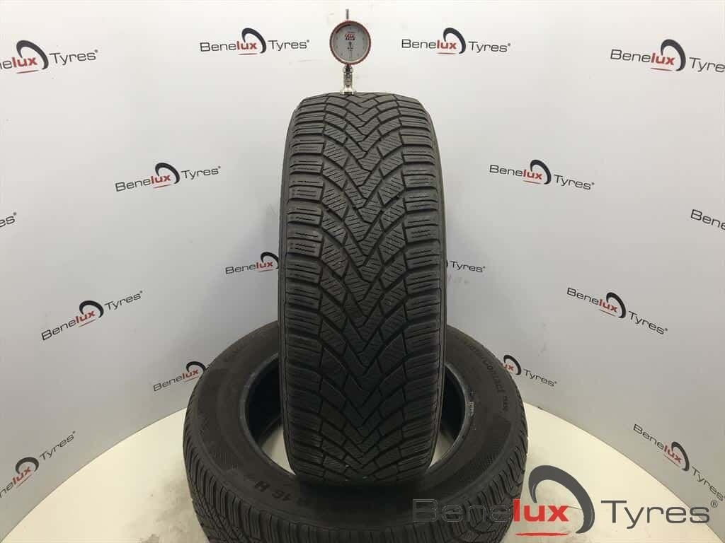 winter 205/55R16 91H Continental TS850 205/55 R16 205/55/16, Ophalen, Gebruikt, -, Band(en)