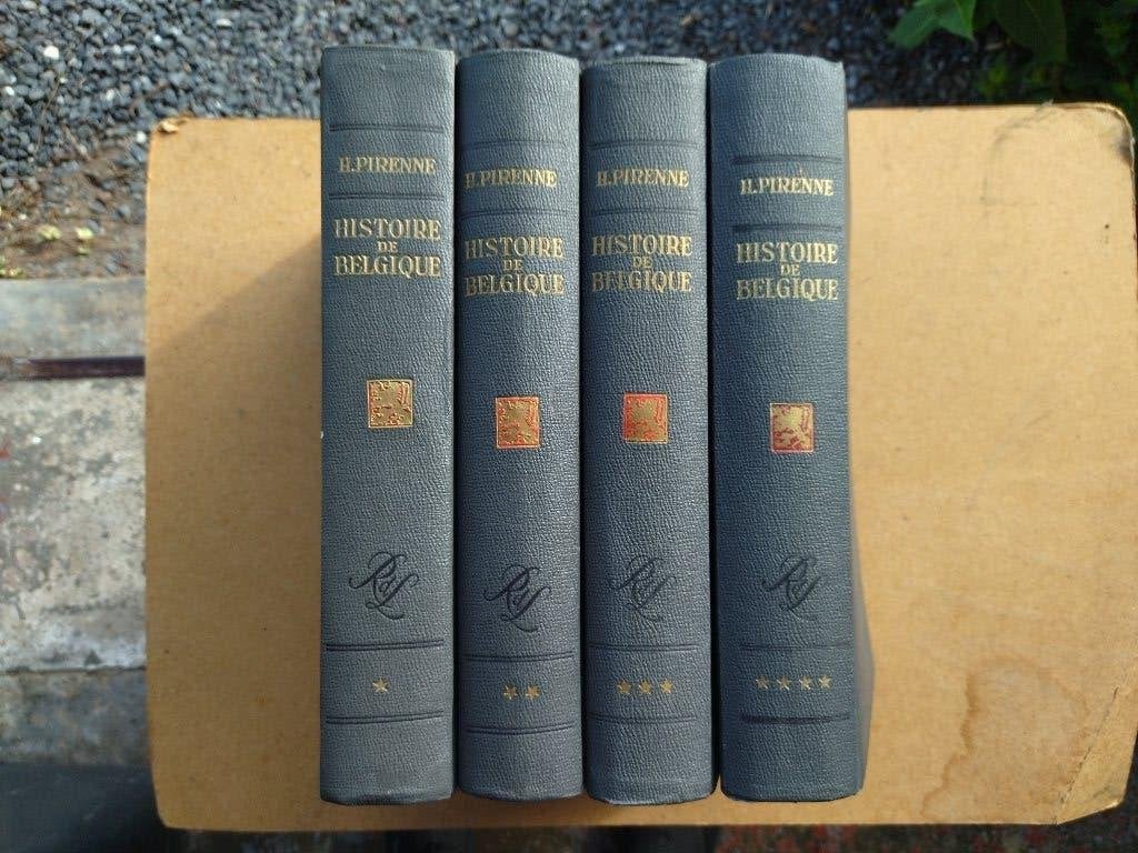 Histoire de Belgique - Henri Pirenne - 4 volumes ( 12,5 kg ), Ophalen, Gelezen, Henri Pirenne