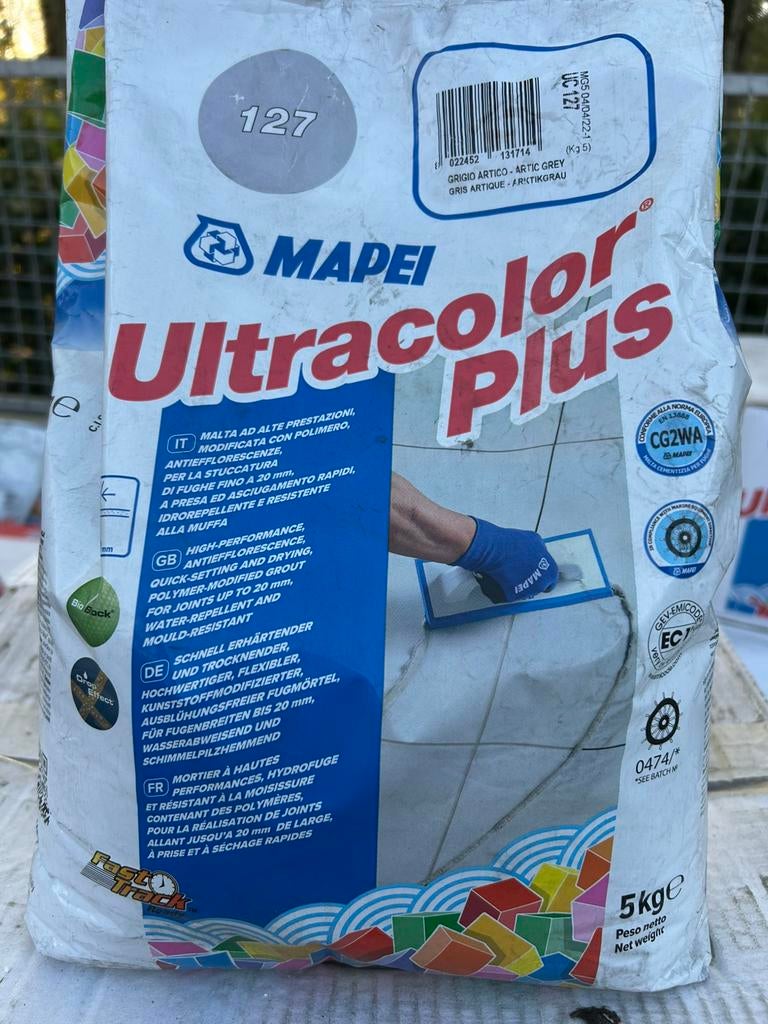 Sac joint Mapei 5kg carrelage Ultracolor Plus 127 (5dispo), Bricolage & Construction, Enlèvement