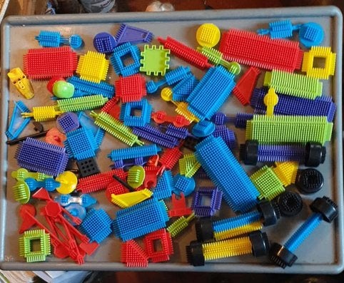 jeu de 108 blocs et autre  de construction clipo, Enfants & Bébés, Enlèvement ou Envoi, Comme neuf, Autres marques