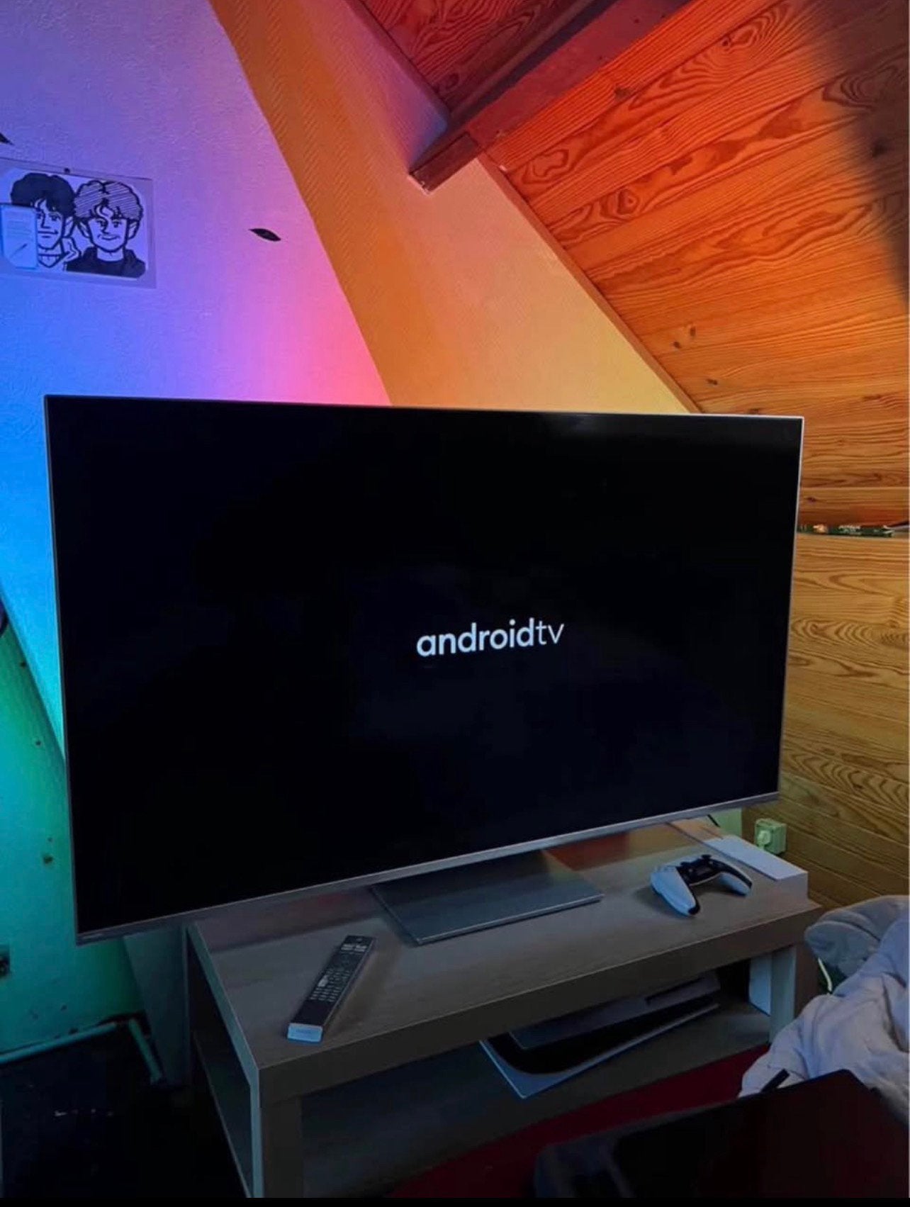 Philips Ambilight 55-inch 120Hz-tv, Audio, Tv en Foto, Televisies, Ophalen, Zo goed als nieuw, LED, Philips