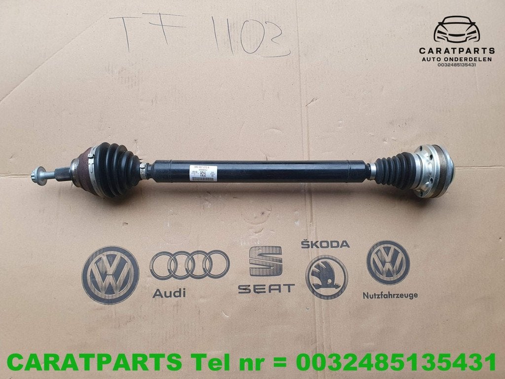 5K0407272A Tiguan cardan Q3 aandrijfas Caddy kardan Golf 6, Gebruikt, Volkswagen AG, Vw@volkswagen.de, Audi