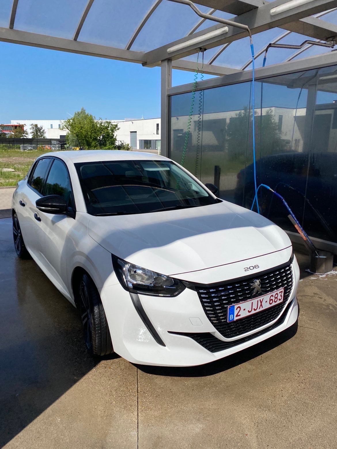 Peugeot 208 1.2 Benzine | Keuring + onderhoud, Auto's, Wit, Bedrijf, Airconditioning, Te koop