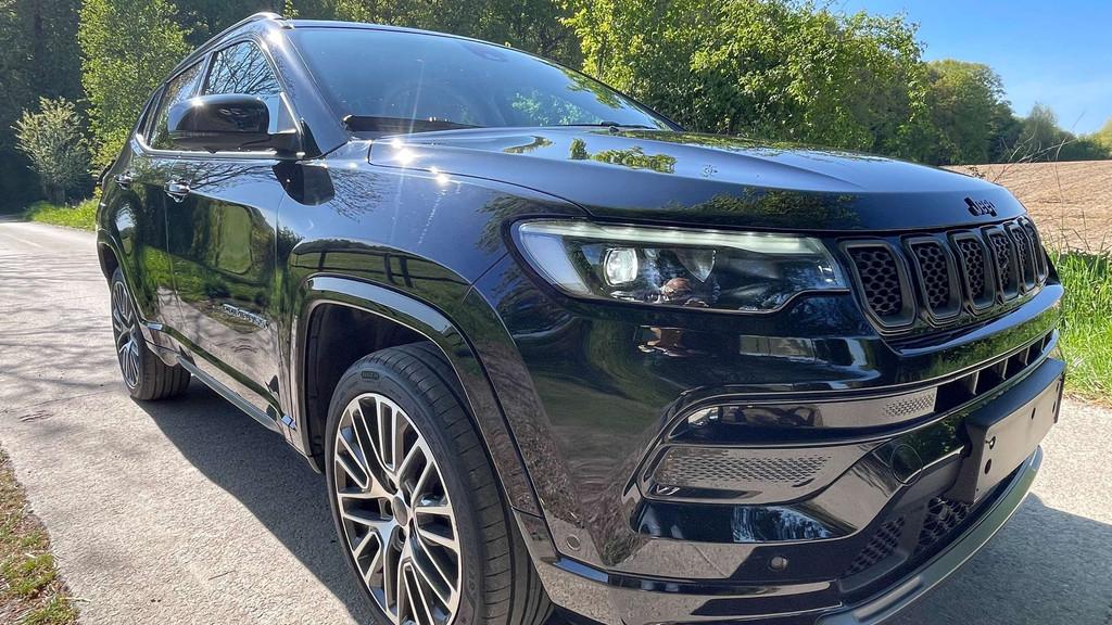 Jeep Compass Compass 1.5 Turbo MHEV Summit DCT Prix TVAC Ful, Gebruikt, Zwart, 4 cilinders, Zwart