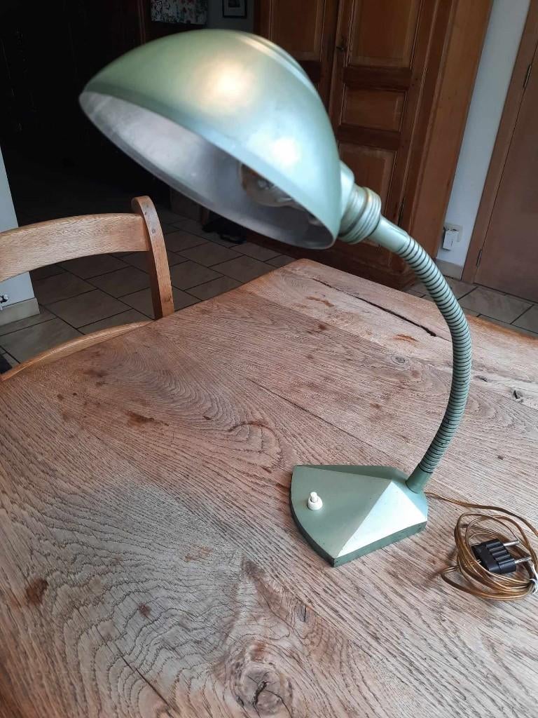 Vintage/industriële lamp van Erpe, Antiek en Kunst, Antiek | Verlichting, Ophalen of Verzenden