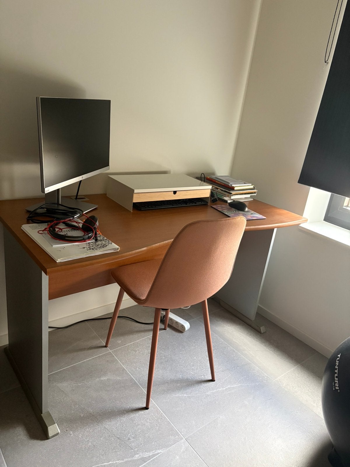 Bureau 2 pièces, Enlèvement, Utilisé, Brun, Bois