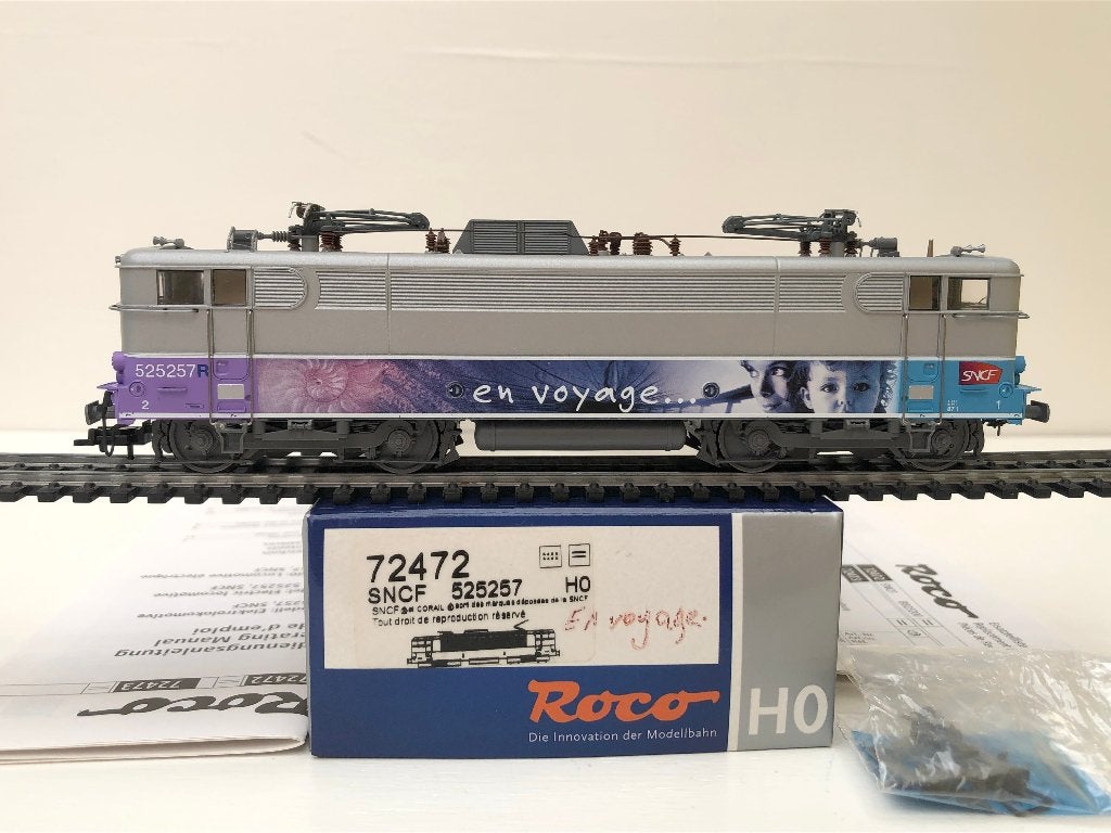 ROCO 72472 SNCF LOCOMOTIVE ÉLECTRIQUE BB525257 EN VOYAGE HO, Analogique, Roco, Locomotive, Envoi