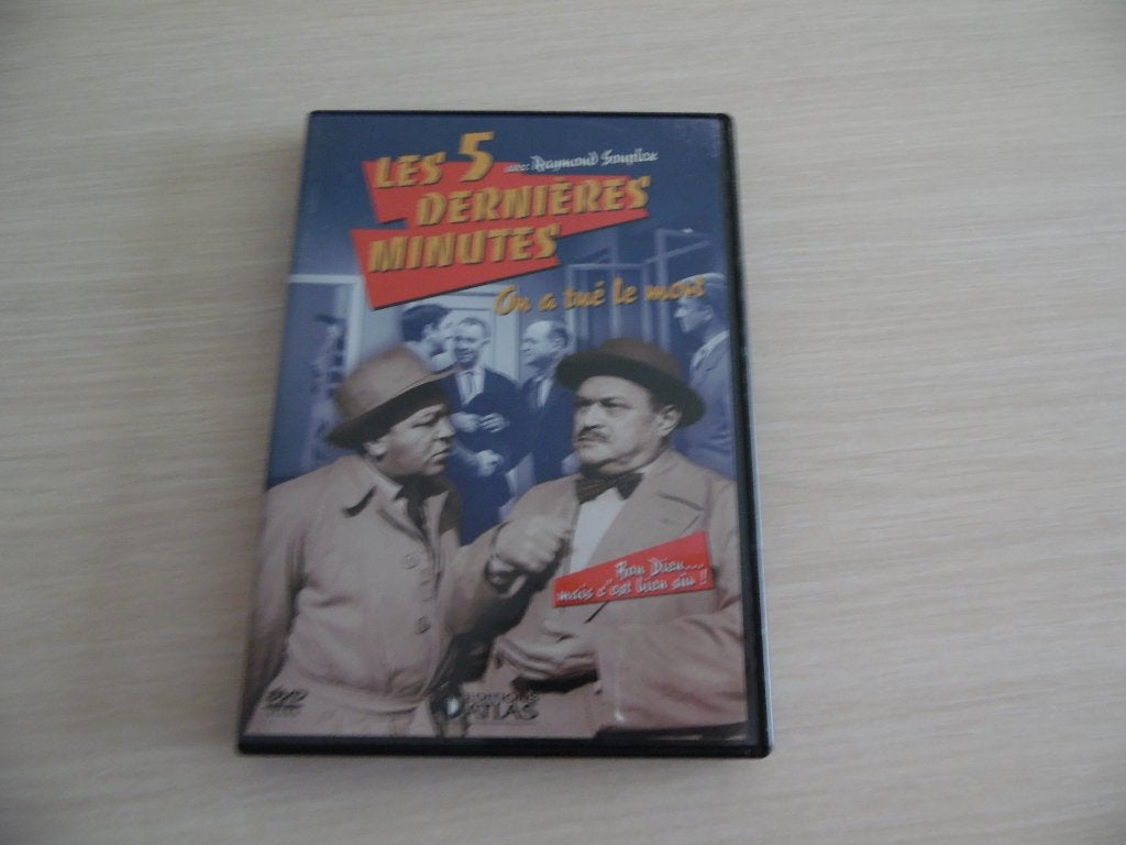 LES CINQ DERNIÈRES MINUTES   ON A TUÉ LE MORT, Cd's en Dvd's, Dvd's | Tv en Series, Zo goed als nieuw, Overige genres, Alle leeftijden