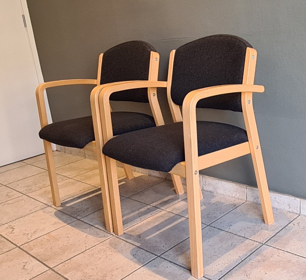 2 Stoelen Ikea, Huis en Inrichting, Ophalen, Hout, Gebruikt, Twee