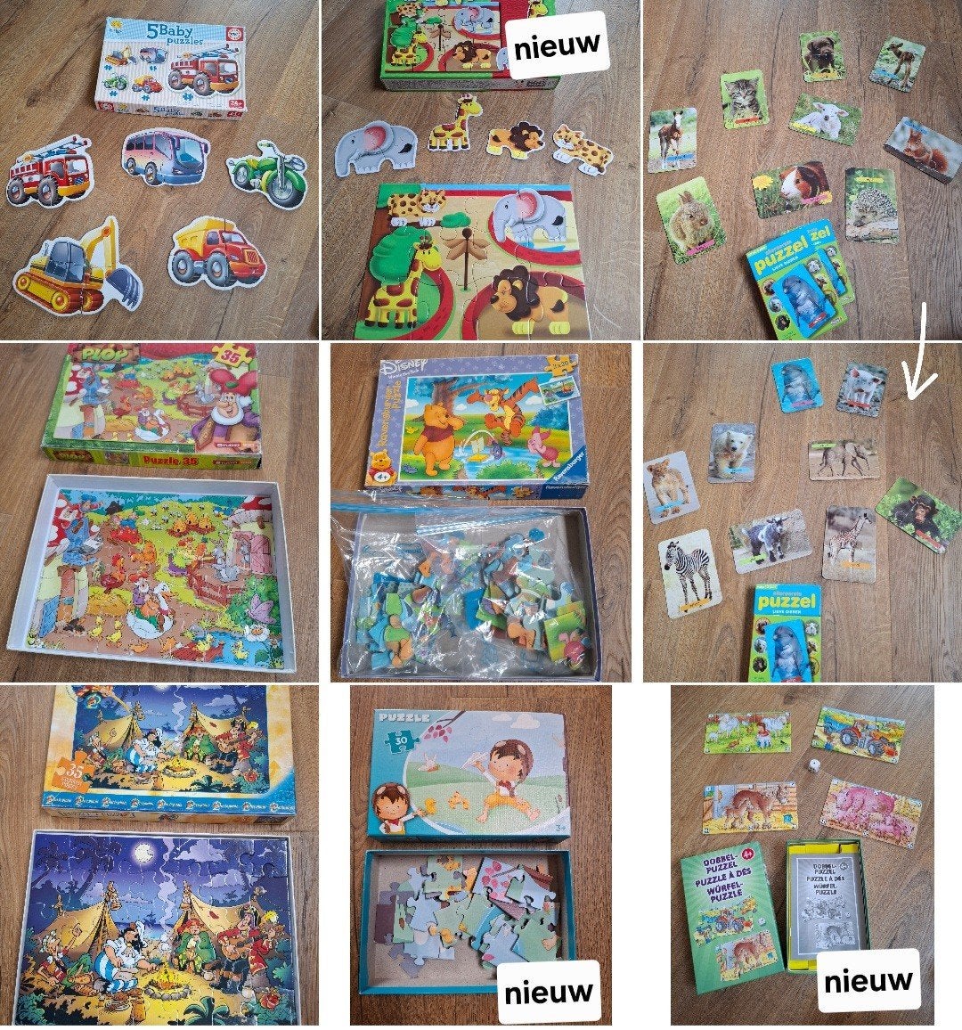 Lot van 8 baby/peuter/kleuter puzzels, Enfants & Bébés, Jouets | Puzzles pour enfants, Enlèvement ou Envoi