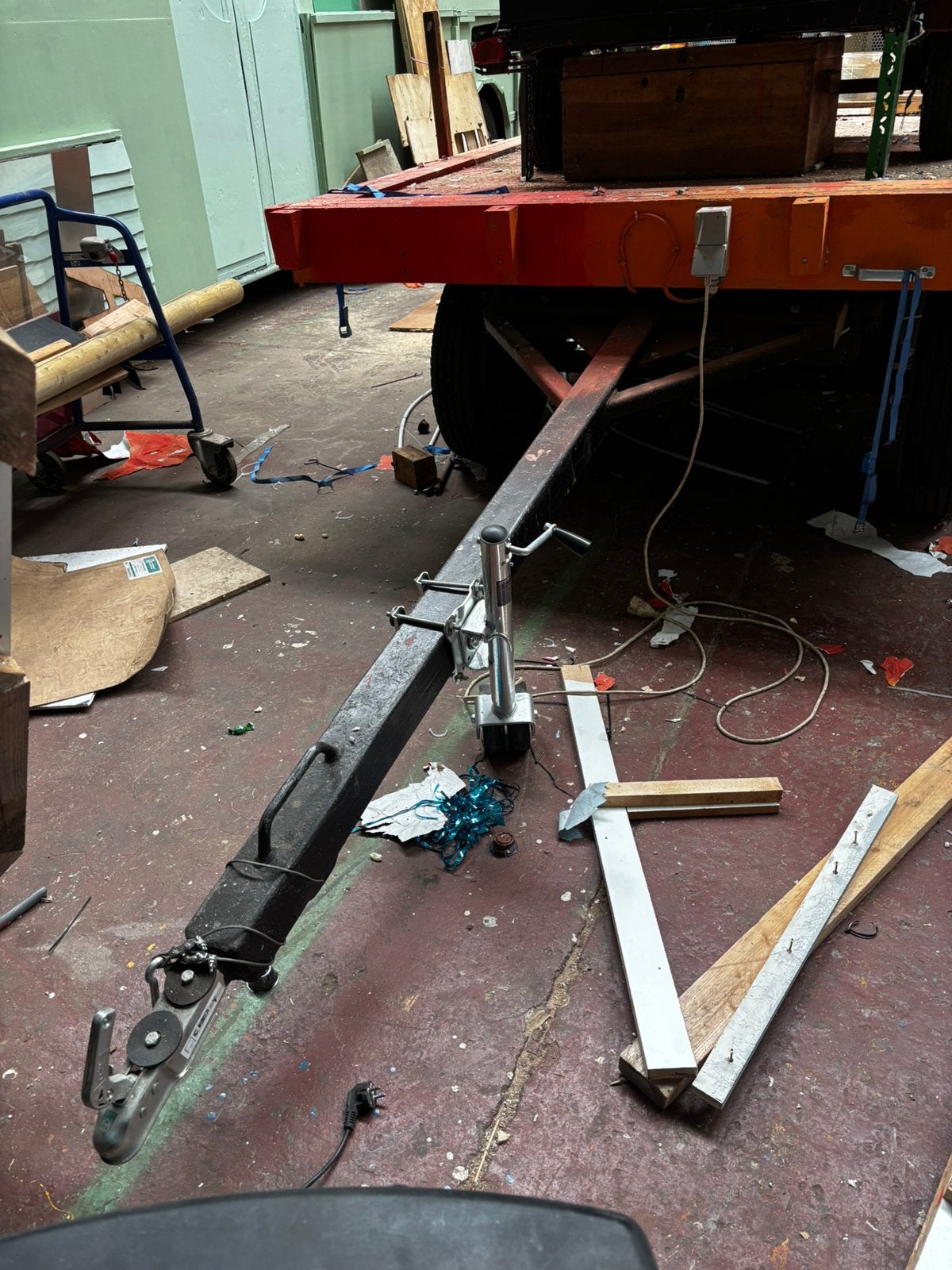 Grote stevige plateauwagen, Auto diversen, Aanhangers en Bagagewagens, Ophalen, Gebruikt