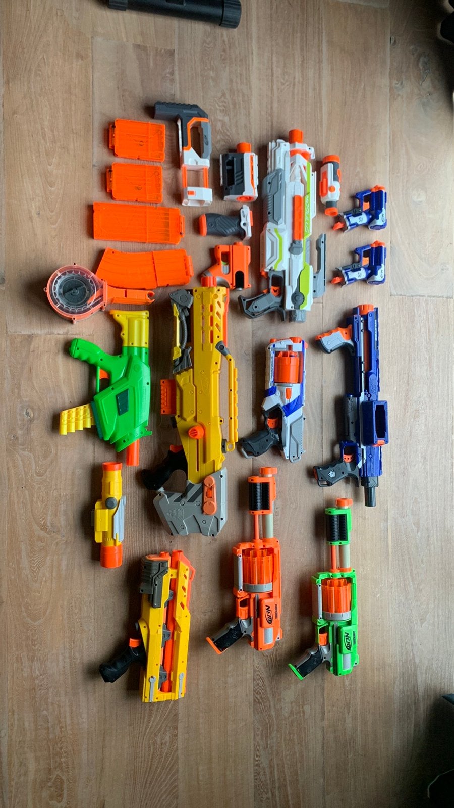 Assortiment nerf geweren, Ophalen, Zo goed als nieuw
