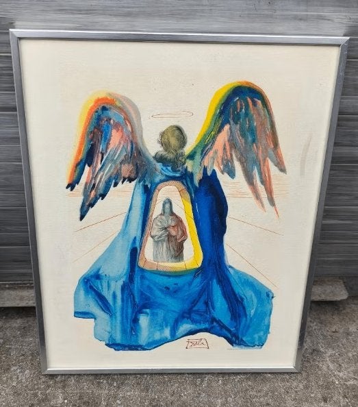 Lithographie signe Salvador Dali, Antiek en Kunst, Kunst | Litho's en Zeefdrukken, Ophalen of Verzenden, Lithografie