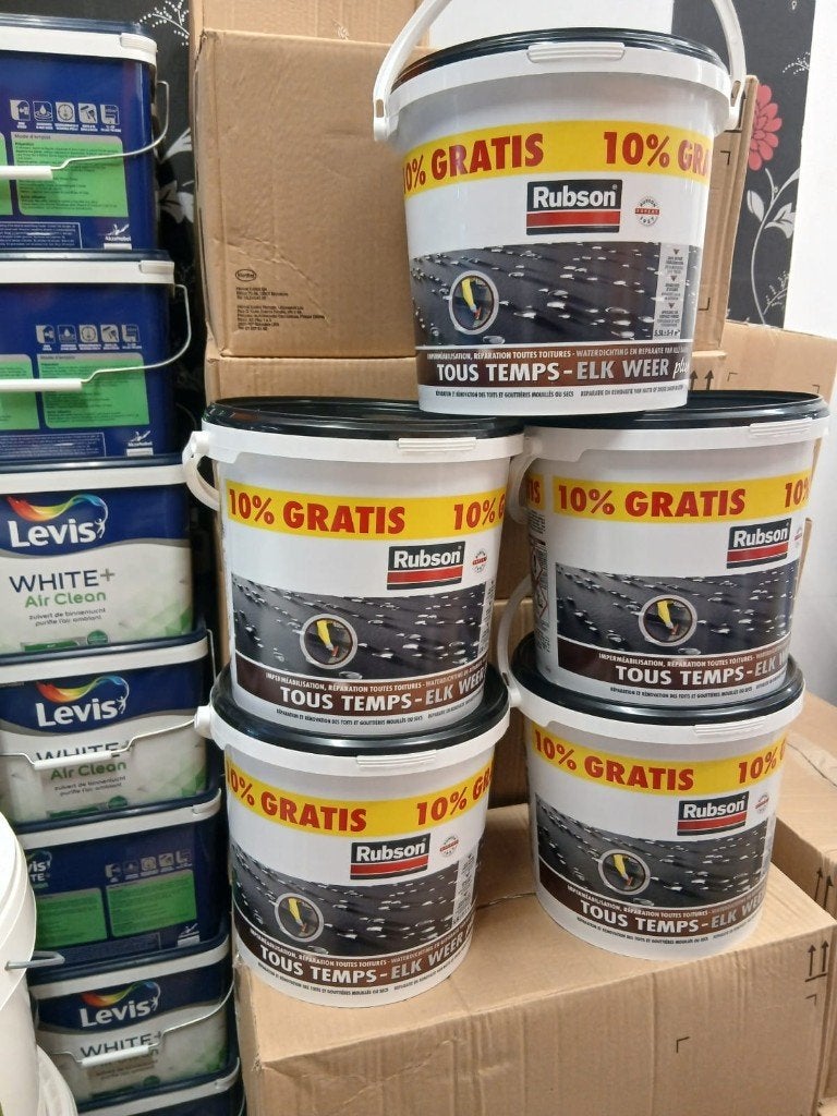 Rubson Tous Temps – Revêtement imperméable, Bricolage & Construction, 5 à 10 litres, Enlèvement, Neuf, Noir