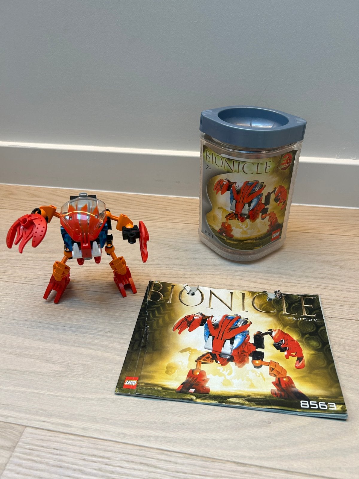 Lego bionicle tahnok 8563, Ophalen of Verzenden, Zo goed als nieuw, Lego, Bionicle