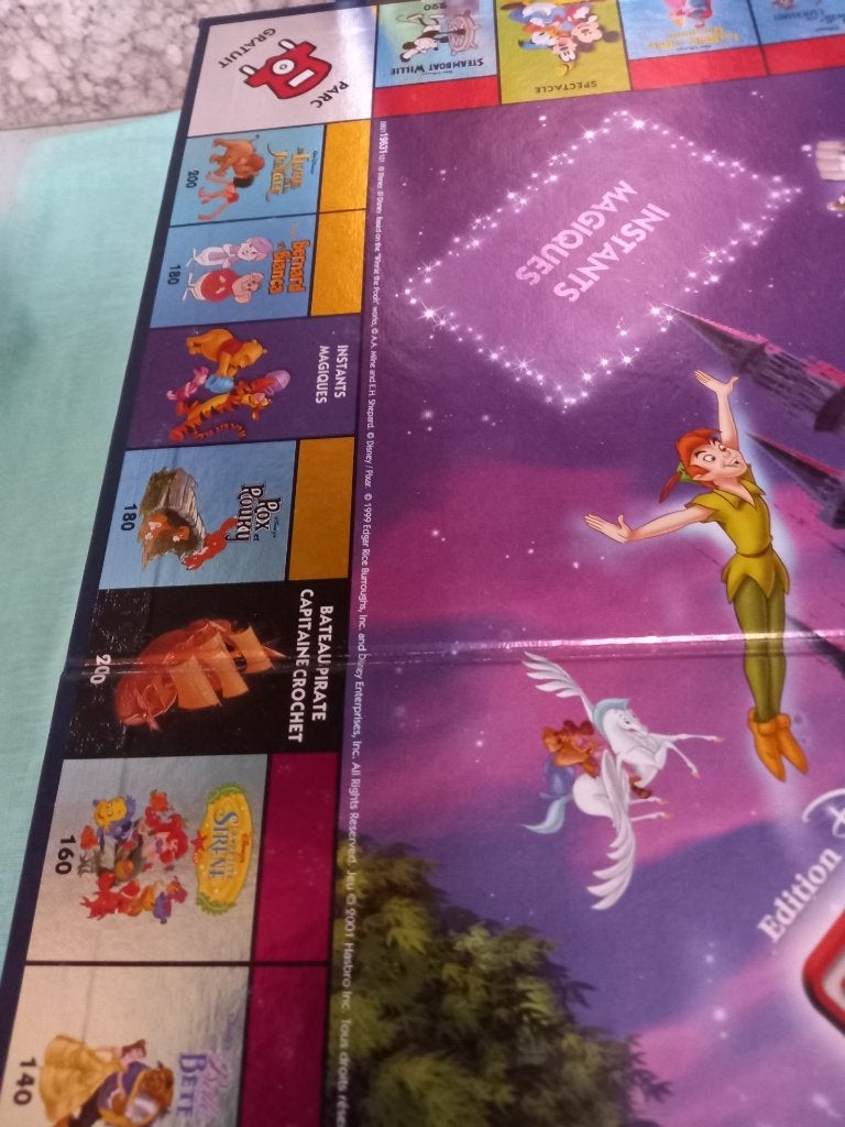 Onvolledige Monopoly Disney in Franse taal voor 2 euro, Hobby en Vrije tijd, Ophalen, Gebruikt