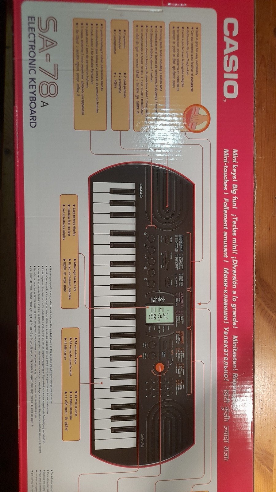 Clavier/synthè enfant Casio Sa-78, Musique & Instruments, Comme neuf, Autres nombres, Casio
